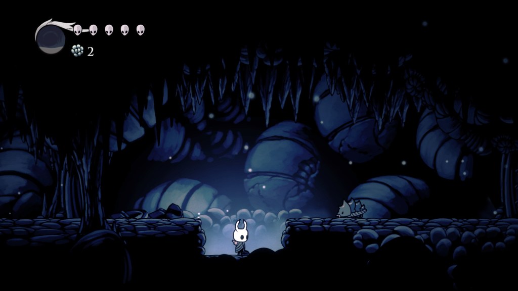 Hollow Knight's initial corridor, where players learnt the basics of movement and combat.